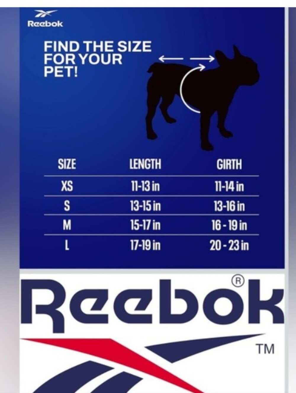 Reebok Gray Medium Cotton Dog Hoodie Sweatshirt Shirt - Picture 6 of 7
